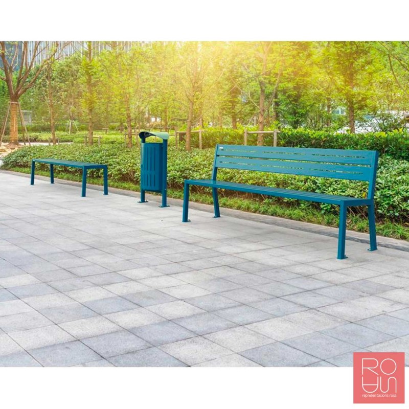 Banc Silaos en tot acer